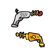 cartoon ray guns N2