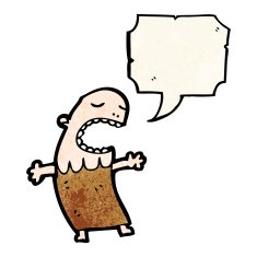chanting tribesman cartoon N3