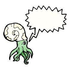 Nautilus Squid Cartoon N9