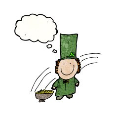 child's drawing of a leprechaun N2