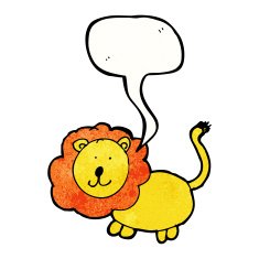 child's drawing of a lion N2