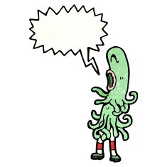 cartoon talking alien N10