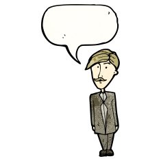 cartoon sensible businessman N5