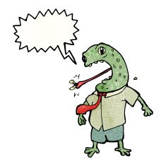 toad with speech bubble cartoon N4