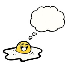 fried egg cartoon character N4