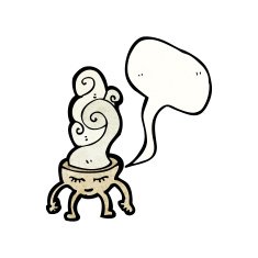 soup bowl cartoon character N4