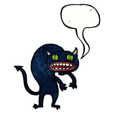 spooky monster cartoon N4