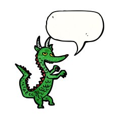 Cartoon Dragon N40