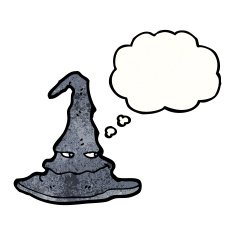Cartoon Witch Hat N8