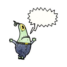 mutant monster man cartoon N2