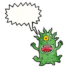 scary monster cartoon N6