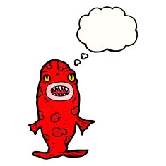 Cartoon Piranha N28