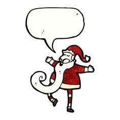 dancing santa claus cartoon N6