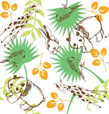Animal seamless pattern