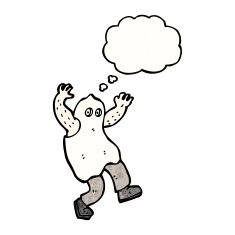 cartoon ghost costume N30