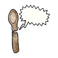wooden spoon cartoon N4