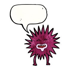 Cartoon Sea Anemone N16