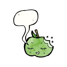 Cartoon Apple N166