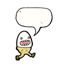 cartoon runny egg N2