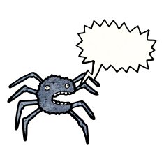 spooky spider cartoon N8