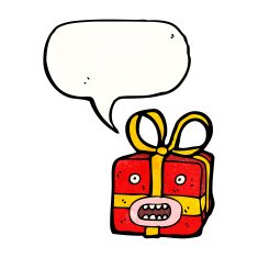 monster present cartoon N2