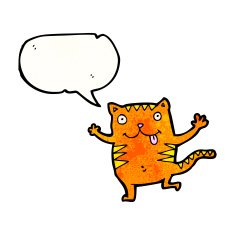 cartoon crazy cat N7