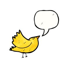 singing bird cartoon N22