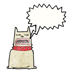 barking dog cartoon N9