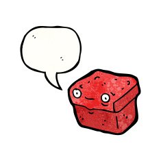 cartoon box with speech bubble N3