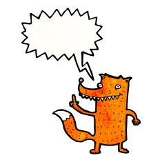 Cartoon Fox N169