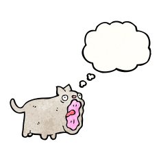 funny cartoon cat N230
