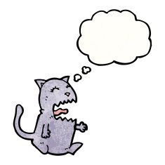 Angry Cat Cartoon N6