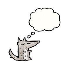 little wolf cartoon N13