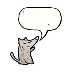 little wolf cartoon N14