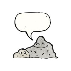 cartoon rocks N3