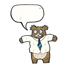 cartoon boss bear N2