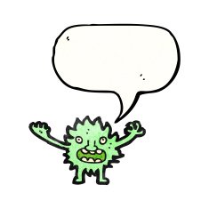 cartoon little imp N43