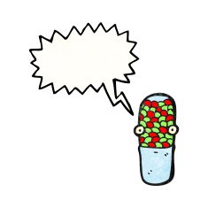 cartoon medical pill N4