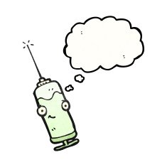 cartoon medical needle N22
