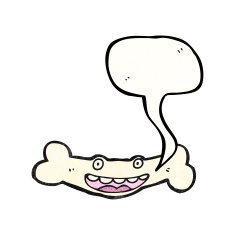 cartoon talking bone N2