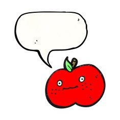 cute apple cartoon N4