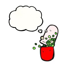 cartoon medical pill (raster version) N2