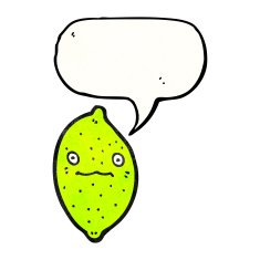 cartoon lime (raster version) N4