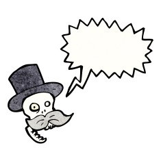 funny cartoon skull N52