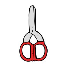 Cartoon Scissors N58