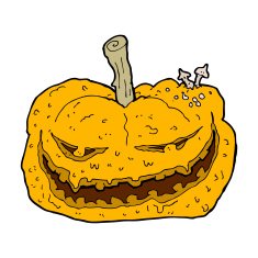 cartoon halloween pumpkin N58