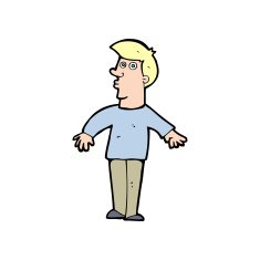 cartoon surprised man N170