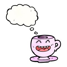 cartoon tea cup N40