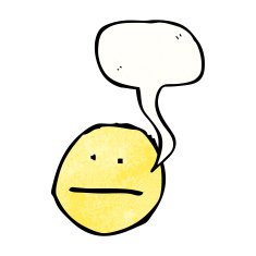 cartoon talking face symbol N2