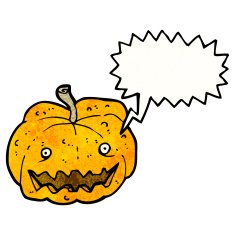 cartoon halloween pumpkin N61